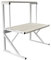 Drumm Étagère de Cuisine,Étagère de Rangement,Organisateur de Cuisine sur Pieds pour Micro-Ondes Étagère métallique en Bois et Acier, avec 3 tablettes