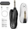 CAHAYA 5,8GHz Kabelloses Gitarrensystem Wiederaufladbare: 4 Kanäle Drahtlose Kabelloser Sender Empfänger, Audio Digitalgitarre Wireless System für E-Gitarre Bass, CY0363
