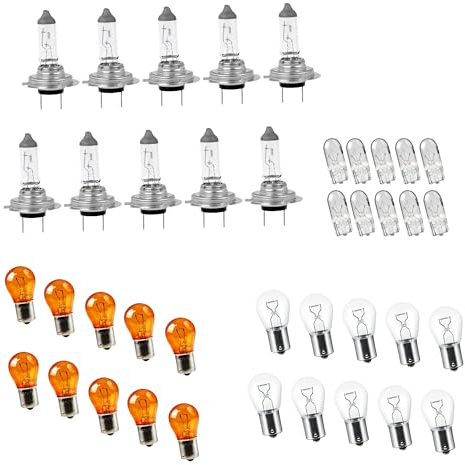 Crono Autolampen Set H7 40-teilig Halogenlampen Kfz Auto