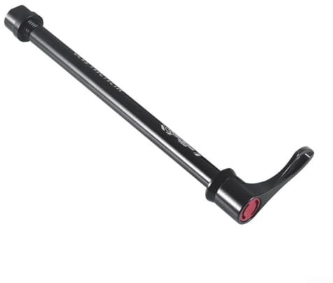 Steckachsspieß, Aluminiumlegierung, 12 x 142/148 mm, Schnellspanner, Steckachsspieß, Hebel mit Mutter, Fahrradzubehör, schwarz (12 x 148 mm)