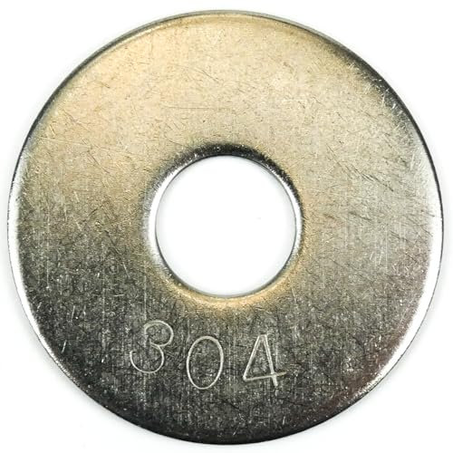 DAUMLINK® Rondelles de carrosserie en acier inoxydable V2A (25 pièces), grande rondelle (12,5 x 40 x 1,5)