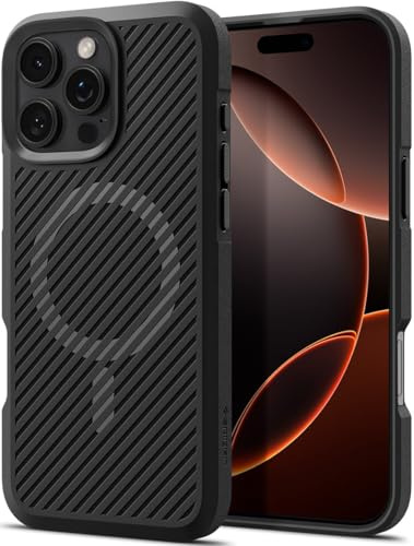 Spigen iPhone 16 Pro Max Hülle Core Armor Matte Black mit MagSafe - ACS08024