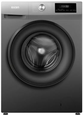 Svan Lavadora 8Kg Carga Frontal Inox SL8401AIDVBX. 1800W, 1400rpm, 15 Programas, Función Stop&Go, Tambor Waterdrop, Clase de Eficiencia Energética A