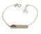 Inmaculada Romero IR Sklavin aus 925-m-Sterlingsilber, 14,5 cm. 25 mm emaillierte Regenbogen-Rolokette aus Blech.