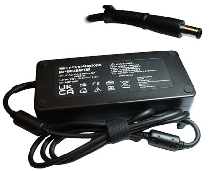 Power4Laptops Adattatore Alimentatore per Computer Fisso Compatibile con HP Envy 32-a0005nf
