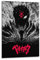 Klassisches Berserk-Poster für Schlafzimmer, ästhetisch für Wanddekoration, Leinwand, Wandkunst für Wohnzimmer, Dekoration, 30 x 45 cm