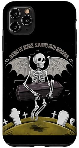 iPhone 11 Pro Max Satanic Skeleton Coffin Goth Skull Case