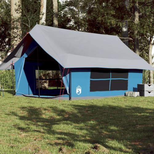 Somanki Campingzelt 5 Personen Blau Wasserdicht, Caming Zelt, Camping Tents, Camping-Zelt - 4009540