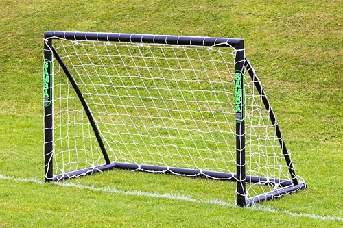 Samba Football Goal - All Weather uPVC Football Training Goal Posts - Portable Net Locking System Garden