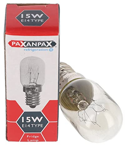 sparefixd Suitable for Fridge Freezer Refrigerator Lamp Bulb Light 15w E14 for SWAN