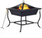 Haus & Garten, Kamine, Feuerstelle, schwarz, 42 x 42 x 45 cm, Stahl