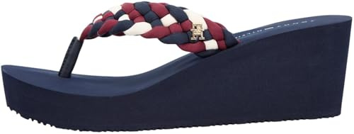Tommy Hilfiger Damen Th Wedge Braided Summer Sandal Fw0fw09198Zehentrenner