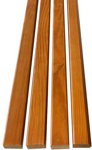 Koncey Ersatzlatten für Gartenbank Sitzbank Outdoor Accessoires Holz-Sitzlatten Ersatz Banklatten für Gartenbank Terrasse(4PCS,L 1.8 M)