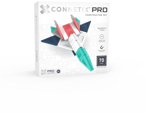 CONNETIX PRO Magnetbausteine Konstruktionsset, 70 Stück