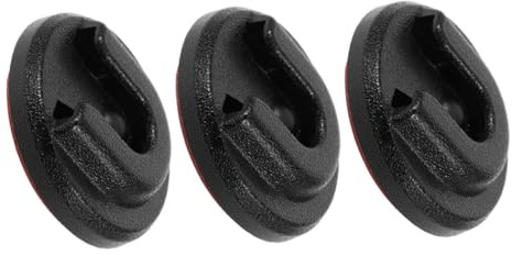 HOLIDYOYO 3PCS Radio Mic Holder Wireless Microphone Clip Mount for Car and Motorbike Cb Radios with Secure Round Knob Bracket and Quick Installation