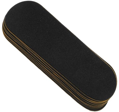 PLAFOPE Fingerboard Grip Tape 10 Stück Schwarz Schaumstoff mit Klebeband | Rutschfestes Zubehör, Elastizität und Stoßdämpfung, für Tricks und Training bei Fingerboards