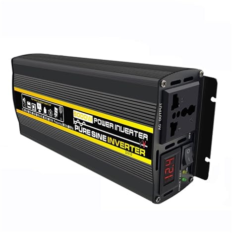 Inverter A Onda Sinusoidale Pura 12V/24V/48V/60V A CA 8000/6000/4000/3000W Trasformatore Di Tensione Convertitore Potenza Solare Ampia Applicazione(3000W,DC 60V)