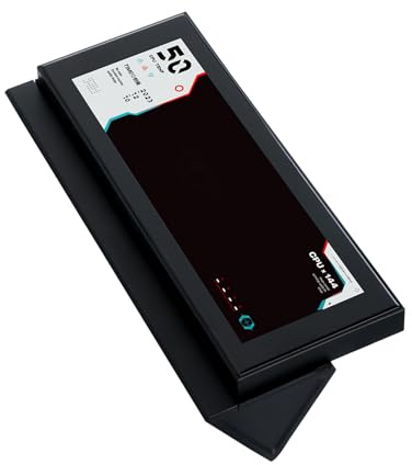 GKYQVE Schermo secondario da 4,6 pollici USB Computer CPU GPU Display Monitor esterno intelligente Accessori Display multimediale