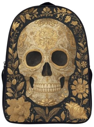 kaiyun Sugar Skull Kinder-Rucksack Schler,Männer Und Frauen Bchertasche Modeaccessoire Büchertasche Fr Teenager 39x29x16cm