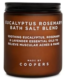 Made by Coopers Eukalyptus Rosmarin Beruhigende Badesalzmischung Mit ätherischen Ölen (500g)