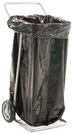 Supporto sacchetto di immondizia Trash Spazzatura Leggio carrello per 125 litri. Sacchi.