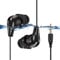 AGPTEK Waterproof Earphones for Swimming, IPX8 Waterproof Earphones Earbuds for Sports, Swimming, Running, Yoga, Black