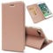 NALIA Coque Flip-Case Compatible avec iPhone 8 Plus / 7 Plus, Fine Magnétique Housse Protection Avant & Arrière Cover Etui en Cuir Synthétique, Anti-Choc Bumper Mince Résistant, Couleur:Rose Gold Or