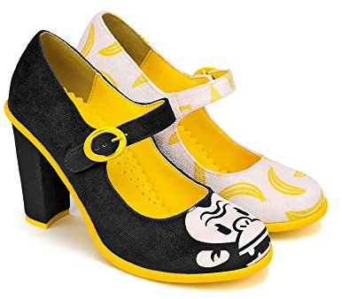Hot Chocolate Design Chocolaticas High Heels Monkey Business Women's Mary Jane Pump Multicoloured HCD 37