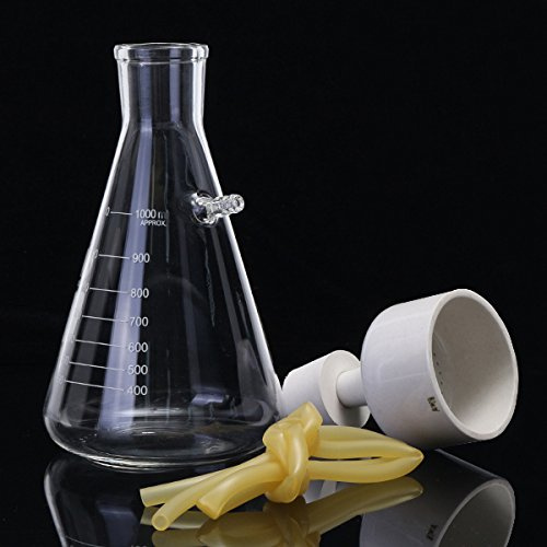 ChaRLes Kit Di Filtrazione 1000Ml Buchner Imbuto Per Aspirazione Sottovuoto