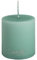 Sovie CANDLES Stumpenkerze | Dochtkerze Kerze Blockkerze | 1 Flachkopfkerze in Jadegrün (Ø50mm x 60mm)