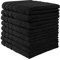 B!HOME 8er Set Handtücher schwarz 50x100 Frottier Baumwolle