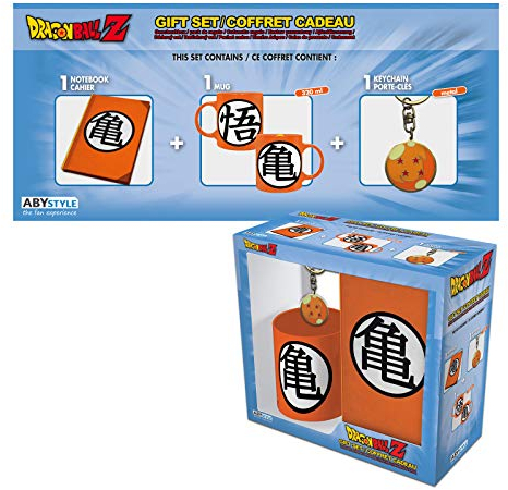 ABYstyle - Dragon Ball - Pack with Kame Symbol - Mug 320 ml + Keyring + Notebook