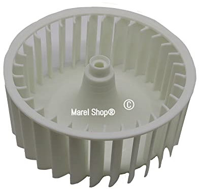 Marel Shop® - Ruota Ventola Convogliatore Aria per Asciugatrice compatibile con Beko Arcelik per modelli: DPU8380X - DPY8506GX - DR8444CX0W - DR8HPM20W - DS7304GA0W