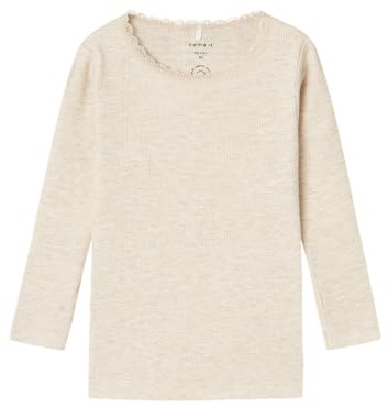 Name IT Damen Nmfkab Ls Top Noos Shirt (1er Pack)