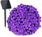 BrizLabs Solar Halloween Lichterkette, 20M 200 LED Lila Außen Dekoration Lichterkette Wasserdicht 8 Modi Solarlichterkette Aussen Beleuchtung für Weihnachten Garten Terrasse Balkon Party Hochzeit
