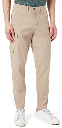 SELECTED HOMME Herren Slhslimtapered-wick 172 Cargo W Noos Hose, Chinchilla, 32W / 32L EU