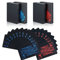 Zayvor Spielkarten Schwarze Wasserdichtes Pokerkarten Profi Premium Spielkarten Zauberkarten Wasserfeste Pokerkarten Plastik Texas Holdem Poker Spielkarten Spiel Cards,Cool Rot und Blau