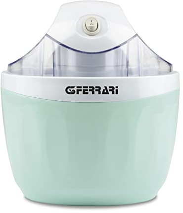G3 Ferrari G20136, Vanilla, Gelatiera, 12W, 1 Litro, Preparazione Gelato 30 minuti, Inclusa Paletta mescolante, Verde Acqua