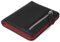 GADIEMKENSD Small Wallet Bifold Credit Card Holder Genuine Leather Coin Purse RFID Blocking Mini Compact Pocket Wallet with Zipper Ultra Slim Minimalist Black/Red