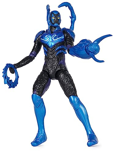 DC Comics, Battle-Mode Blue Beetle Action Figure, 30cm, Lights and Sounds