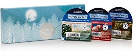 Yankee Candle 3 Wax Melt Set – Home Decor – Scented Candles – Long Lasting – Romantic Aroma – Aromatic Feel – Amazing Present – Seasonal Scents