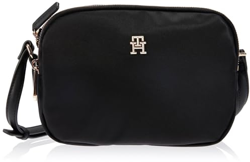 Tommy Hilfiger Sac à Bandoulière Sac Femme Poppy Crossover Sac à Bandoulière, Noir (Black), Taille Unique