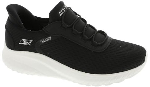 Skechers Bobs Squad Chaos, Zapatillas para Mujer, Black Mesh, 39 EU