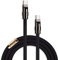 chubbycable Black Chubby - Special Black Samurai Edition Silicone USB C Cable Durable 240W Fast Charging Cable Phones Tablets Power Bank Charger Cord, Type C to Type C, 6.6FT
