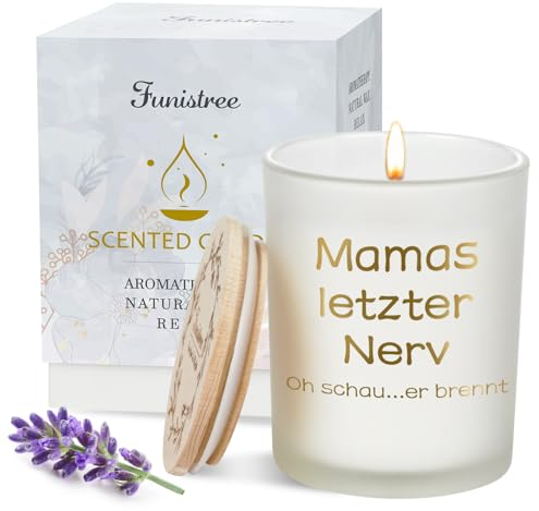 Duftkerzen im Glas Muttertagsgeschenk, Muttertag Duftkerze Geschenke für Mama, Beste Mama Kerze Mutter Tochter Geschenk, Scented Candle Geburtstagsgeschenk Geschenkideen für Mütter Schwiegermutter