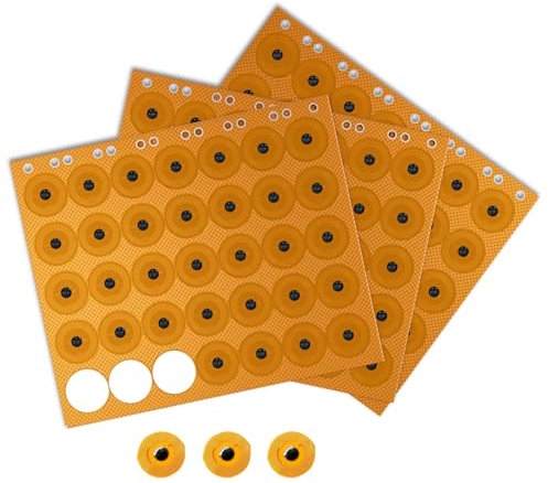 20 Stück NFC Tag Sticker NTAG215 FPC Aufkleber Tags NFC-Nagelsticker Flexible NFC Elektronische Tag 10mm Rund 504 Byte Speicher Wiederbeschreibbar RFID Tag mit iPhone Kurzbefehle & Android Apps