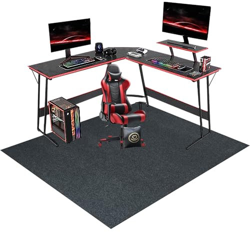 Office Chair Mat for Carpets | Gaming Chair Mat | Carpet Protector Floor Mat 60 x 70 cm | Office Rug | Desk Chair Mat for Carpeted Floors | Floor Protector for Office and Home Desk Chairs