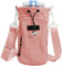 Marjoramy Sac pour Bouteille d'eau pour Tasse Stanley, Pochette De Bouteille avec Pochette De Téléphone,Bandoulière Réglable pour Randonnée, Voyage, Camping (Rose)