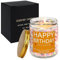 Happy Birthday Candle, Lavender Scented Candles Gifts for Women, 200g Natural Soy Wax Candles Lavender Birthday Cake Scent with Sprinkles Cute Birthday Gifts for Her, Friends, Mum, Sister, Teacher
