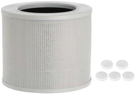 Masterpart Air Purifier 3-In-1 H13 HEPA Filter With 5 Magic Aroma Pads Compatible With Levoit LAP-C161-WUS Core Mini Air Purifiers